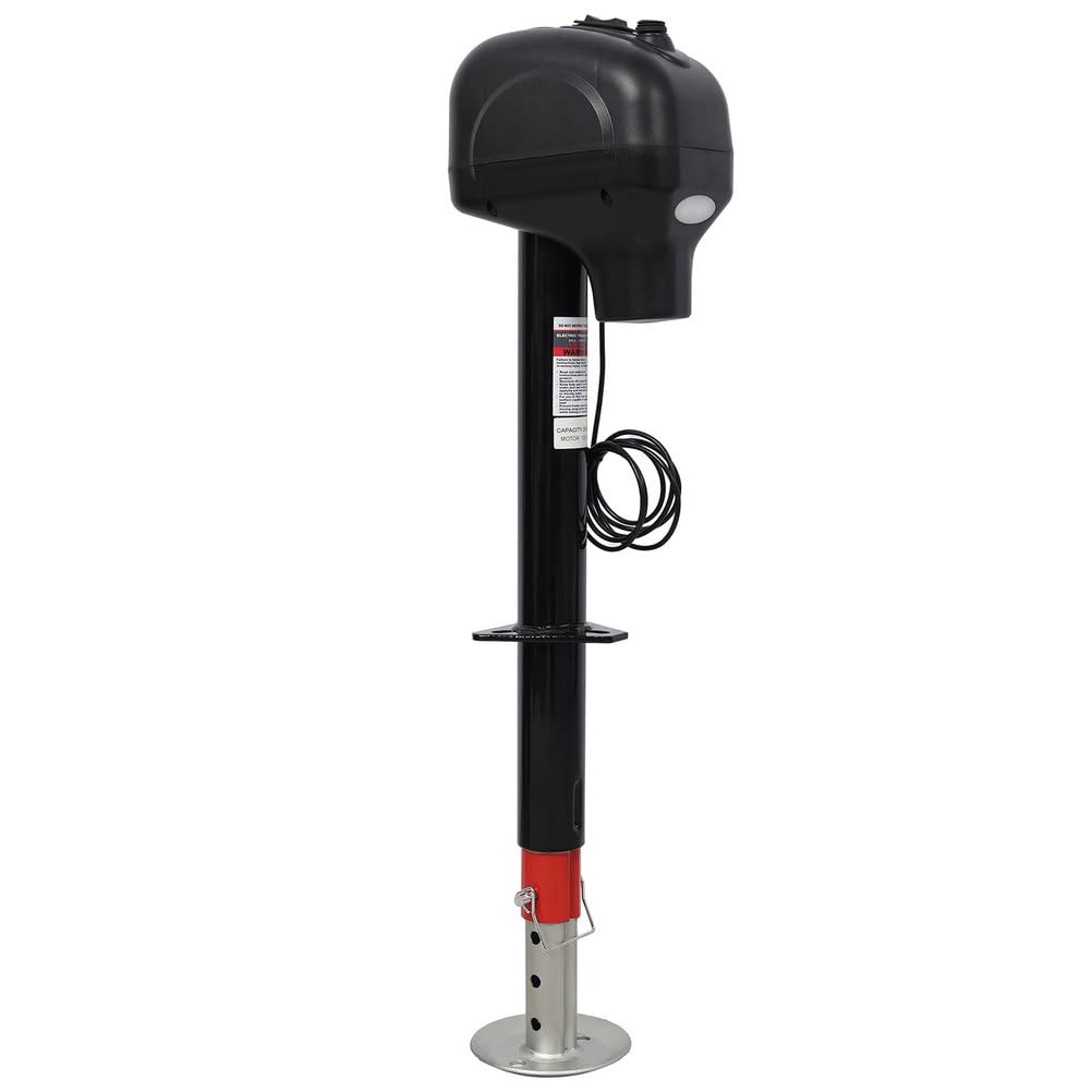 3500 lbs 12V Electric Trailer Jack with 18" Drop Leg C6455
