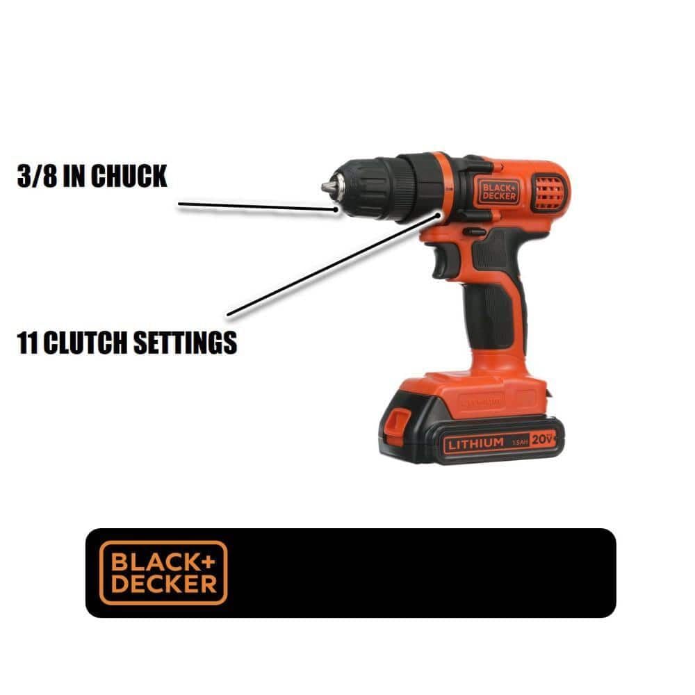 20V MAX Cordless Drill and Driver 3/8 Inch Q834