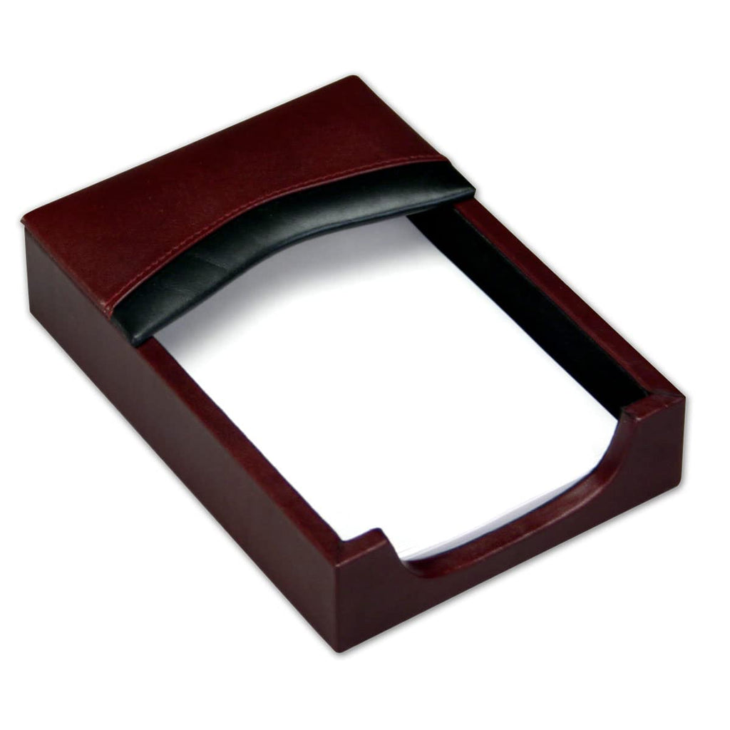 Burgundy Leather 7-Piece Desk Set S3507