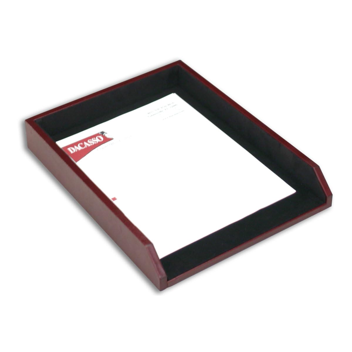 Burgundy Leather 7-Piece Desk Set S3507