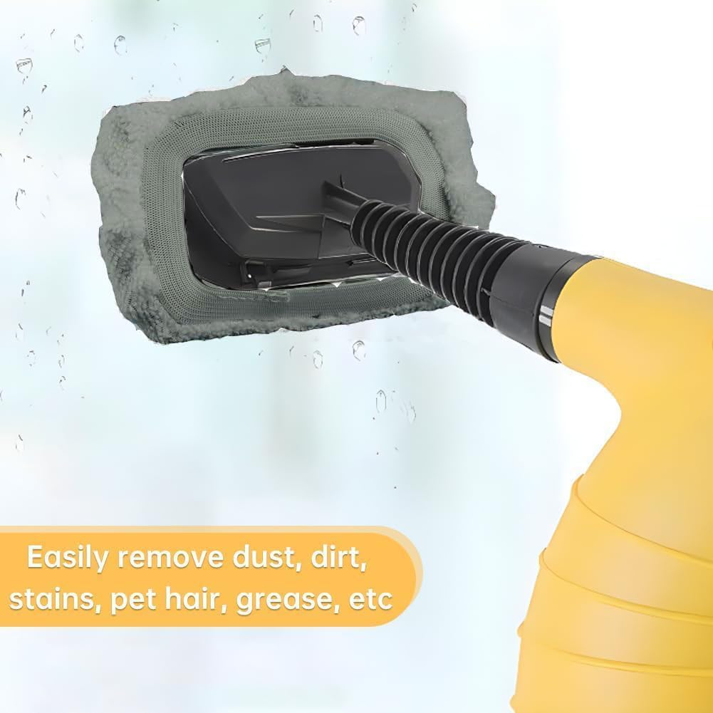 Universal Reusable Steam Cleaner Microfiber Cloth Grey 8 PCS F44533