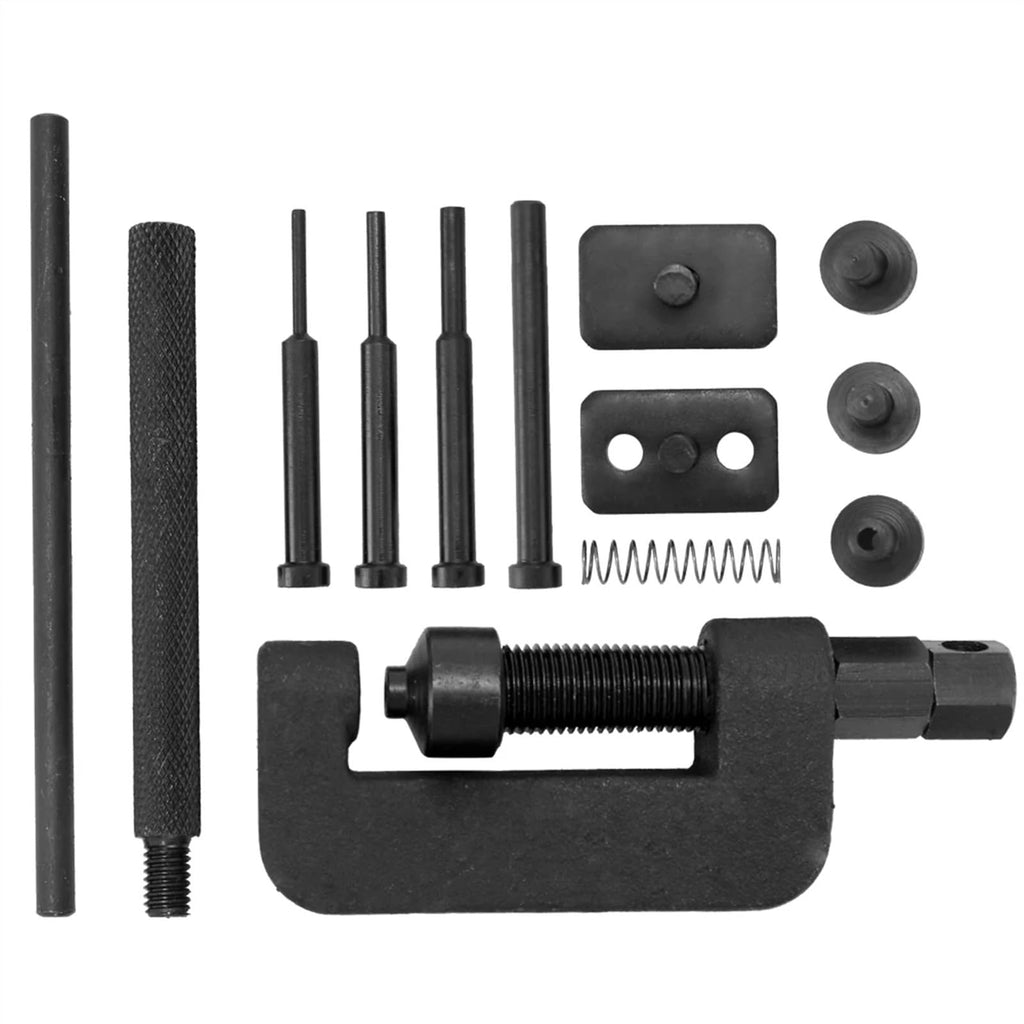 Motorcycle Bike Chain Breaker Riveter Tool Set with Carry Box W19697