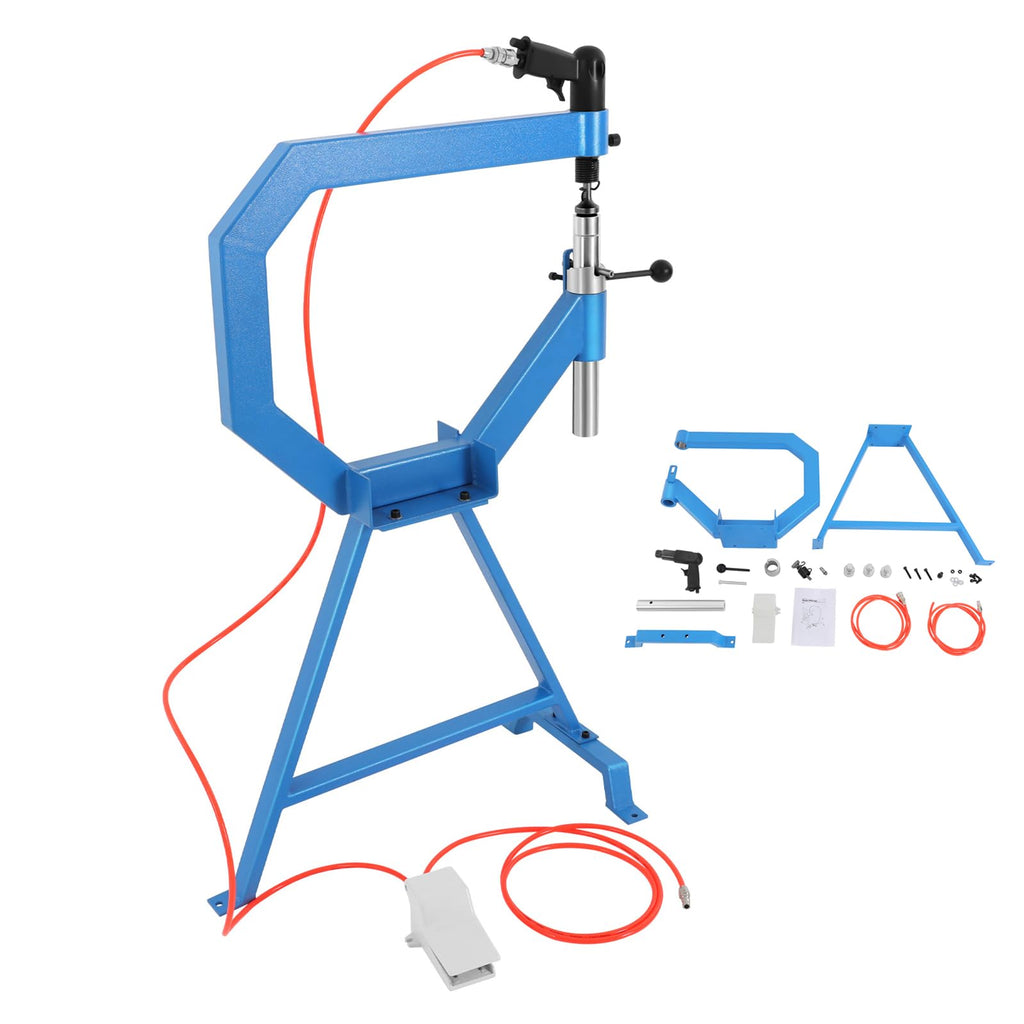Pneumatic Planishing Hammer Metal Shaping Machine with Anvil & Foot Pedal A90633