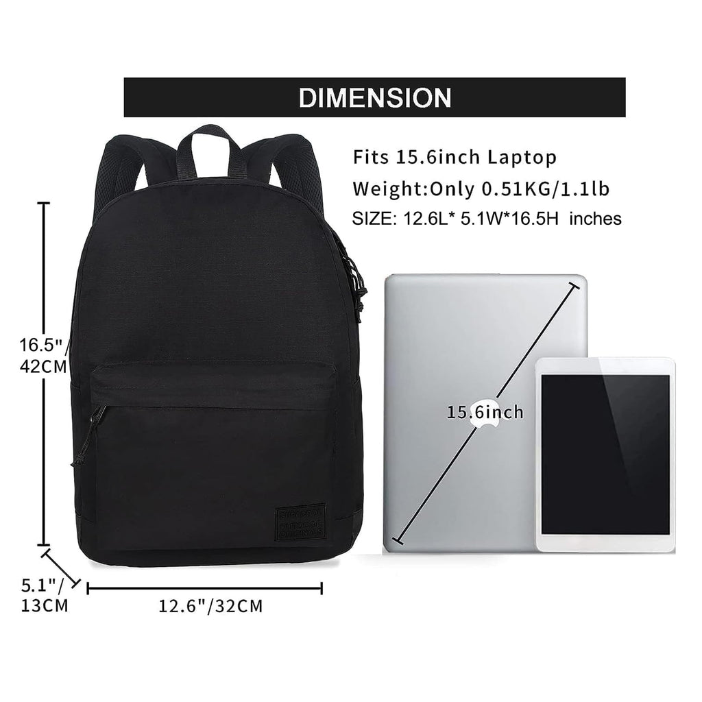 Black Laptop Backpack S339132