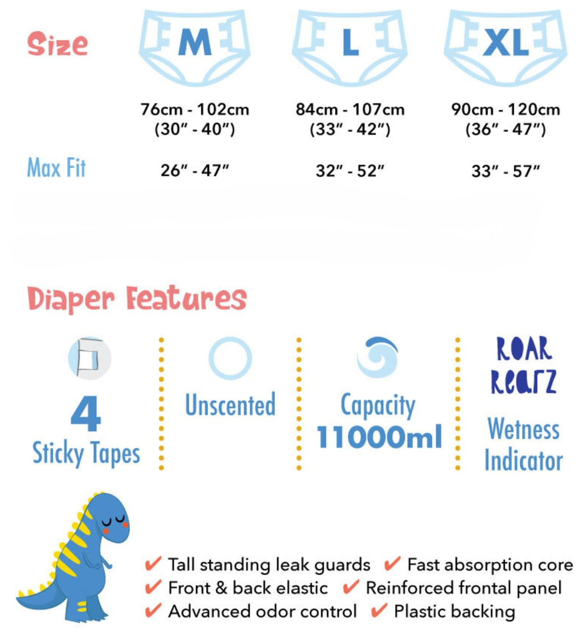 Adult Disposable Diapers 12 Pack Medium K4193