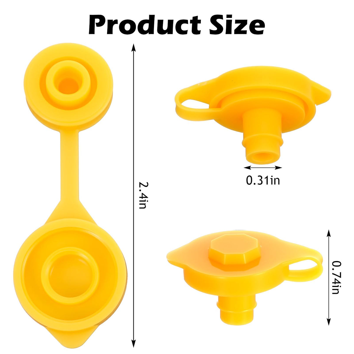 12PCS Yellow Gas Can Vents I402754
