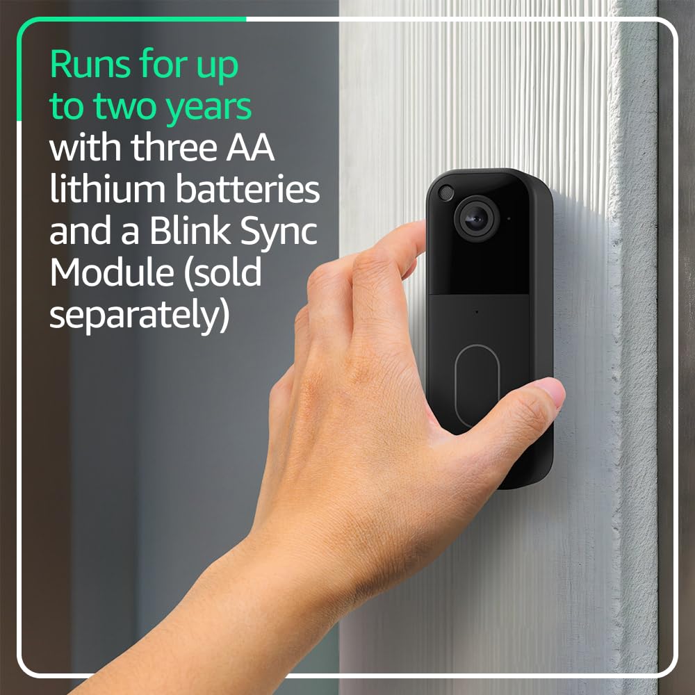 Black Video Doorbell C1169