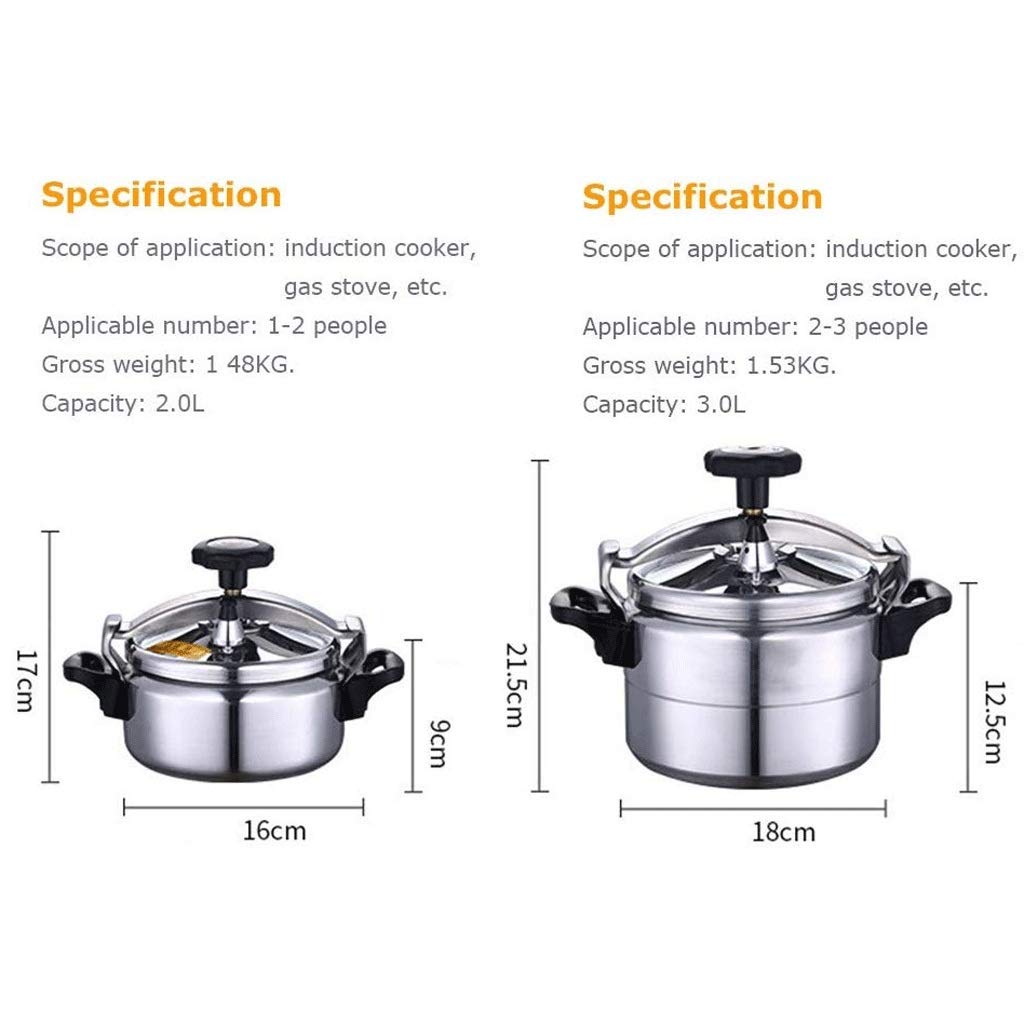 Aluminum Non-Stick Pressure Cooker 2L T92145