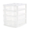 4-Tier White Plastic Drawer Organizer C910