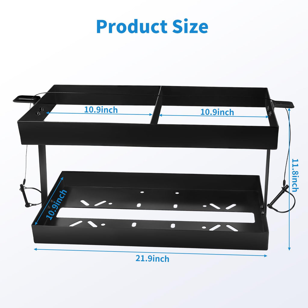 Stainless Steel Gas Can Holder for Two 5 Gallon Fuel Containers O1413