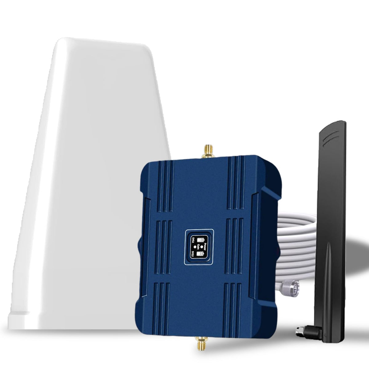 Cell Phone Signal Booster for Home Up to 7,000 sq ft Band 5/12/13/17 Light Blue C1701