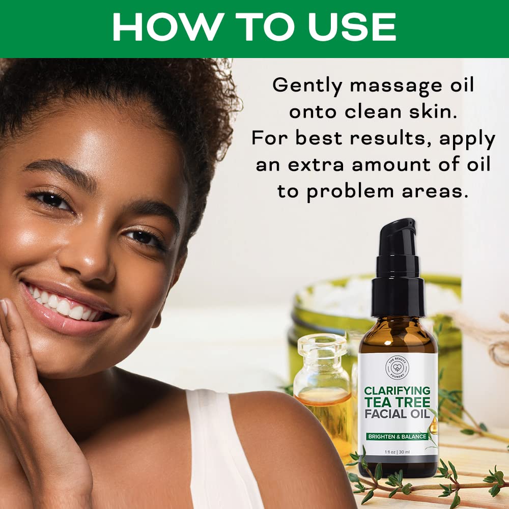 Tea Tree Oil for Face and Acne 1oz/30ml J8614