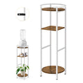 3 Tier Freestanding Water Dispenser Stand with Ceramic Crocks, White A670376