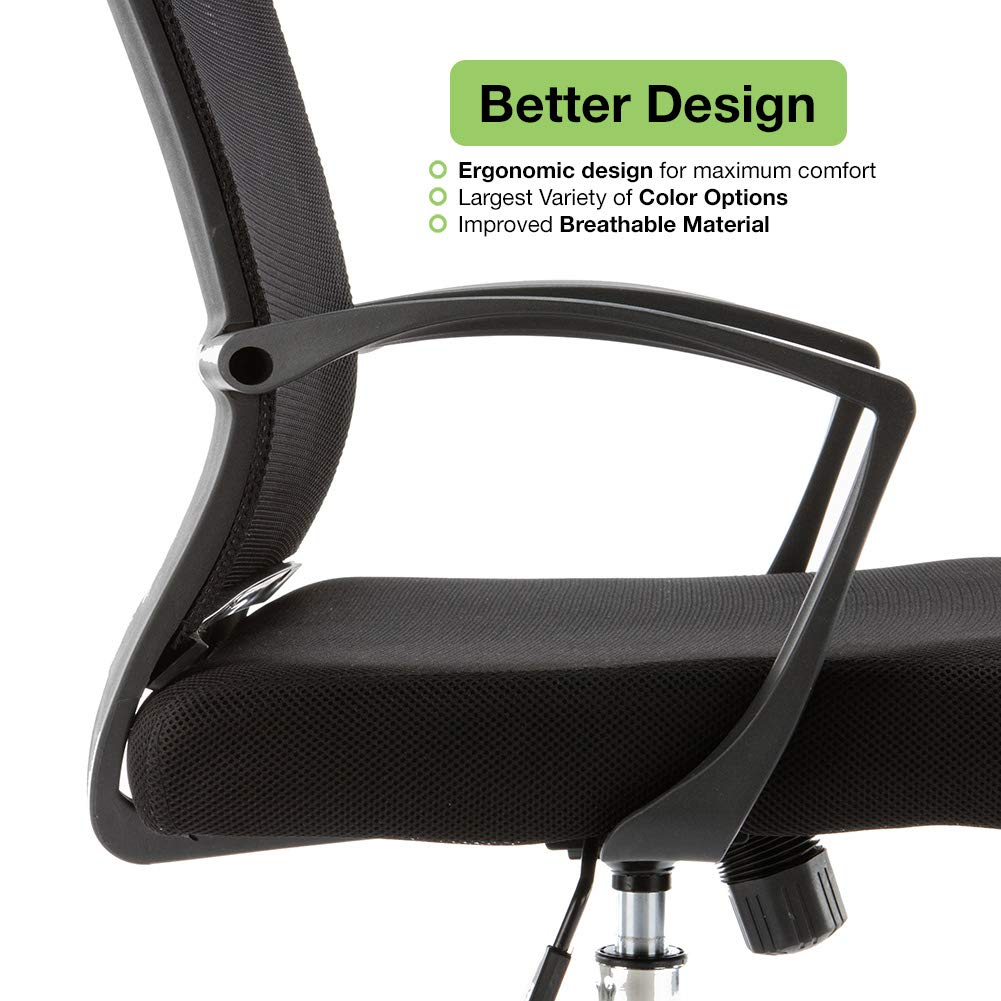 Black Blue Ergonomic Mesh Office Chair H27072