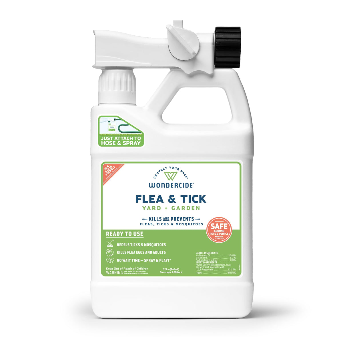 Flea & Tick Yard Spray with Natural Essential Oils 32 oz B501344
