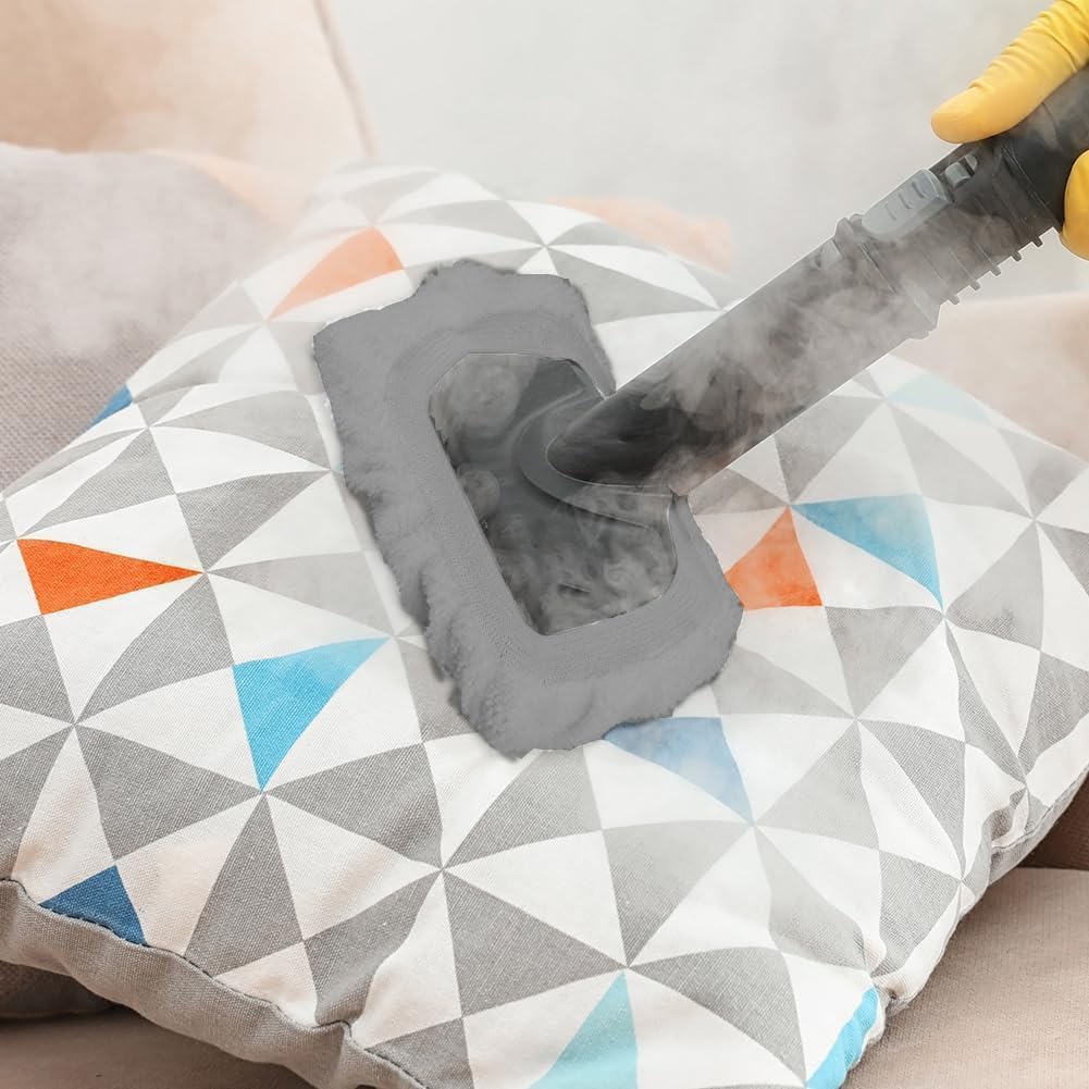 Universal Reusable Steam Cleaner Microfiber Cloth Grey 8 PCS F44533