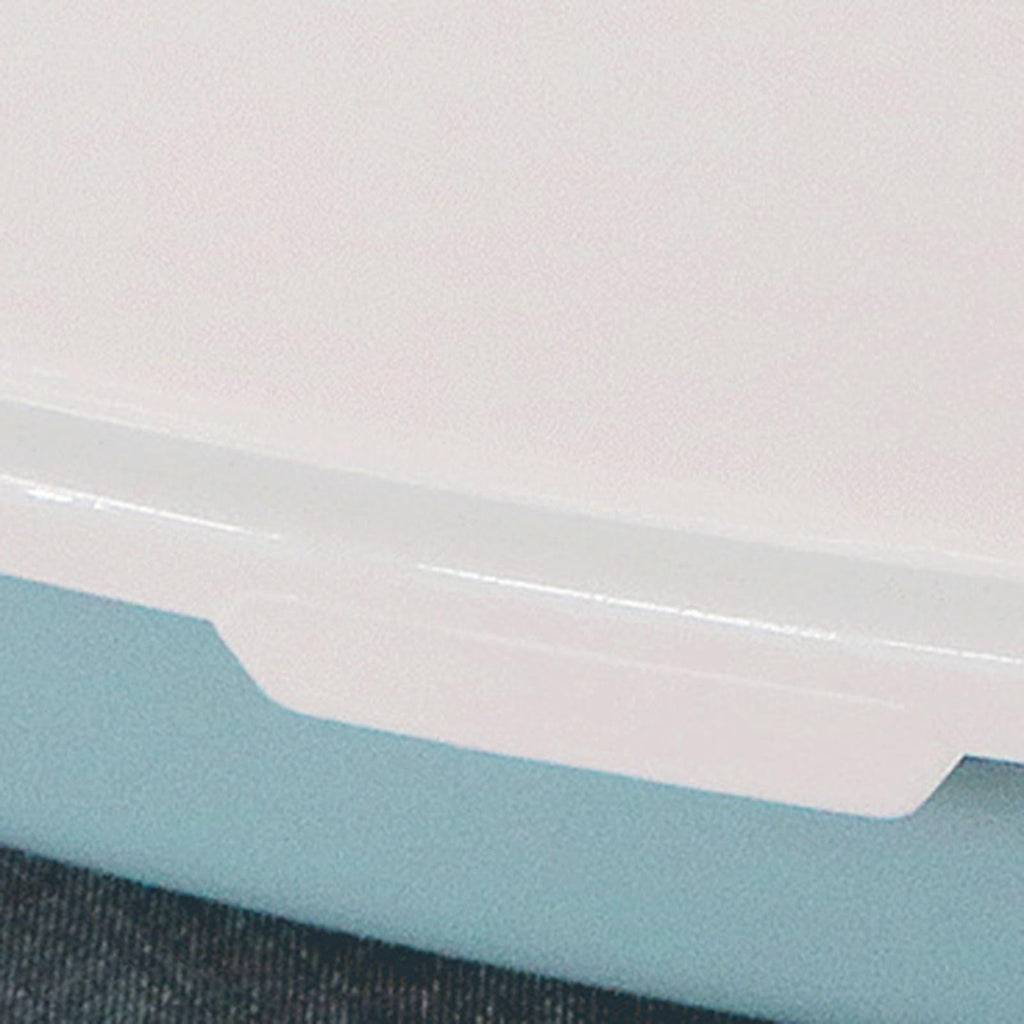 Blue High Sided Cat Litter Box with Scoop Z72272