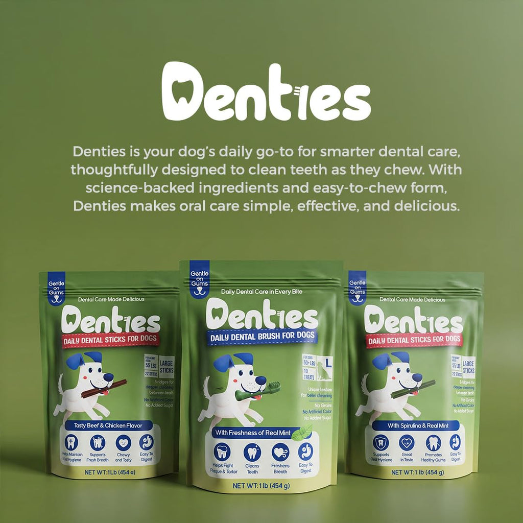 Dental Chews for Small Dogs 16 oz 35 Treats L89846