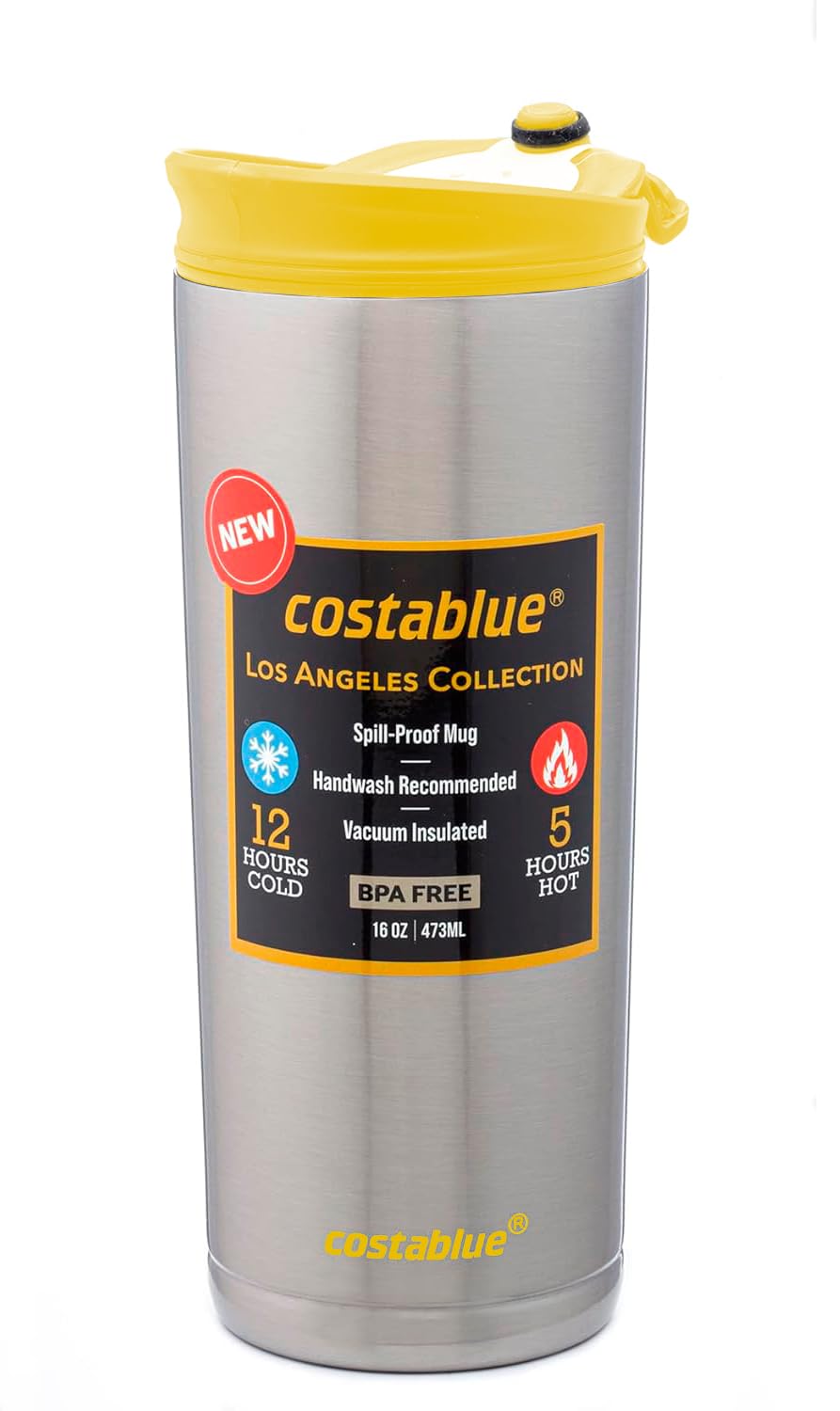 16 Oz Stainless Steel Insulated Travel Coffee Mug M79098