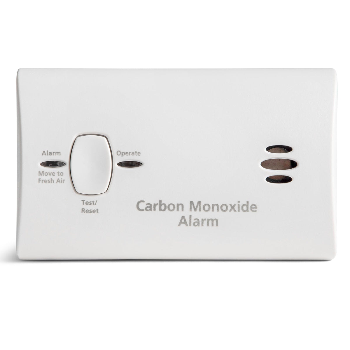 Carbon Monoxide Detector, AA Battery Powered, 85 dB Alarm, 6 Pack E290