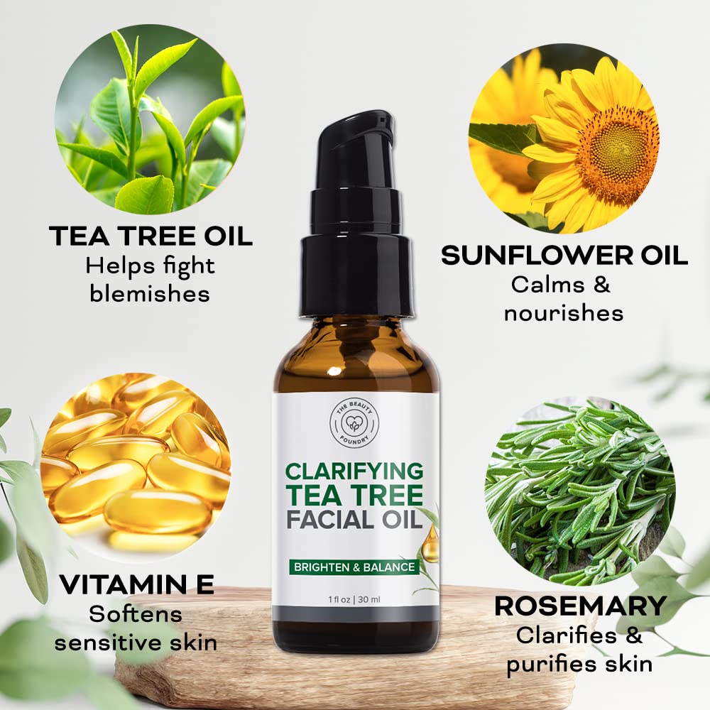 Tea Tree Oil for Face and Acne 1oz/30ml J8614
