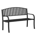 50" Weatherproof Metal Outdoor Bench C38394