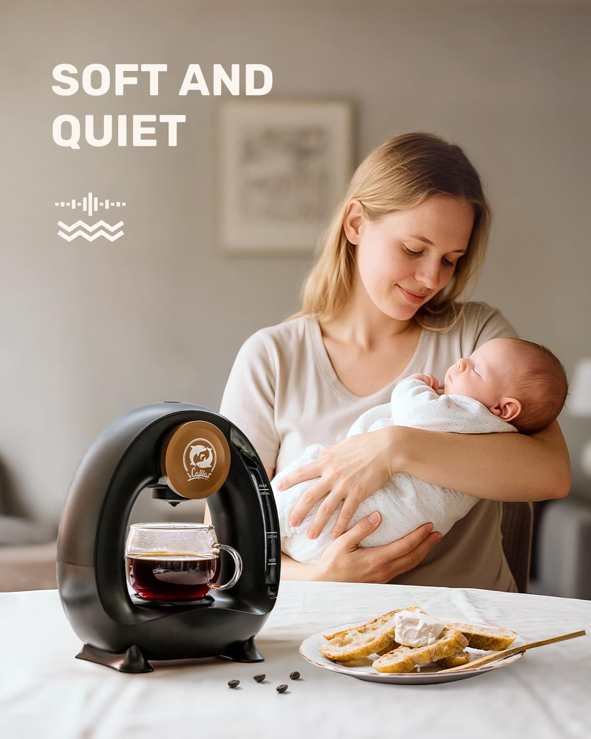 2-in-1 Mini Single Serve Coffee Maker O601213