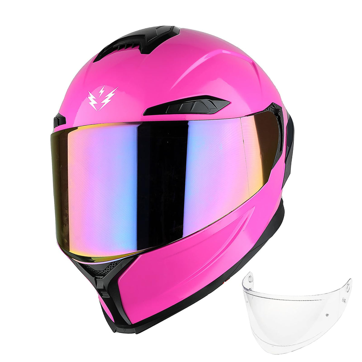 Motorcycle Full Face Helmet with Dual Visor R214120