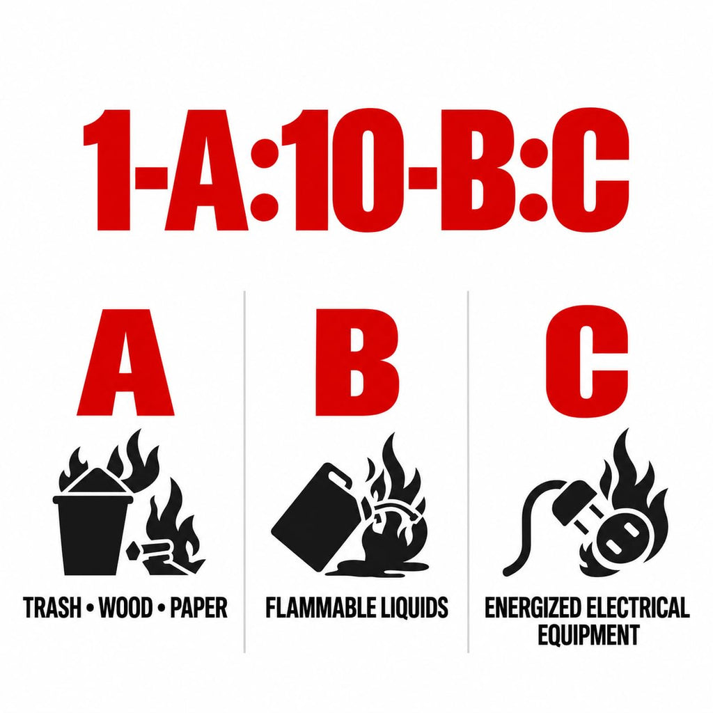2.5 lb ABC Dry Chemical Fire Extinguishers 2-Pack Y4934