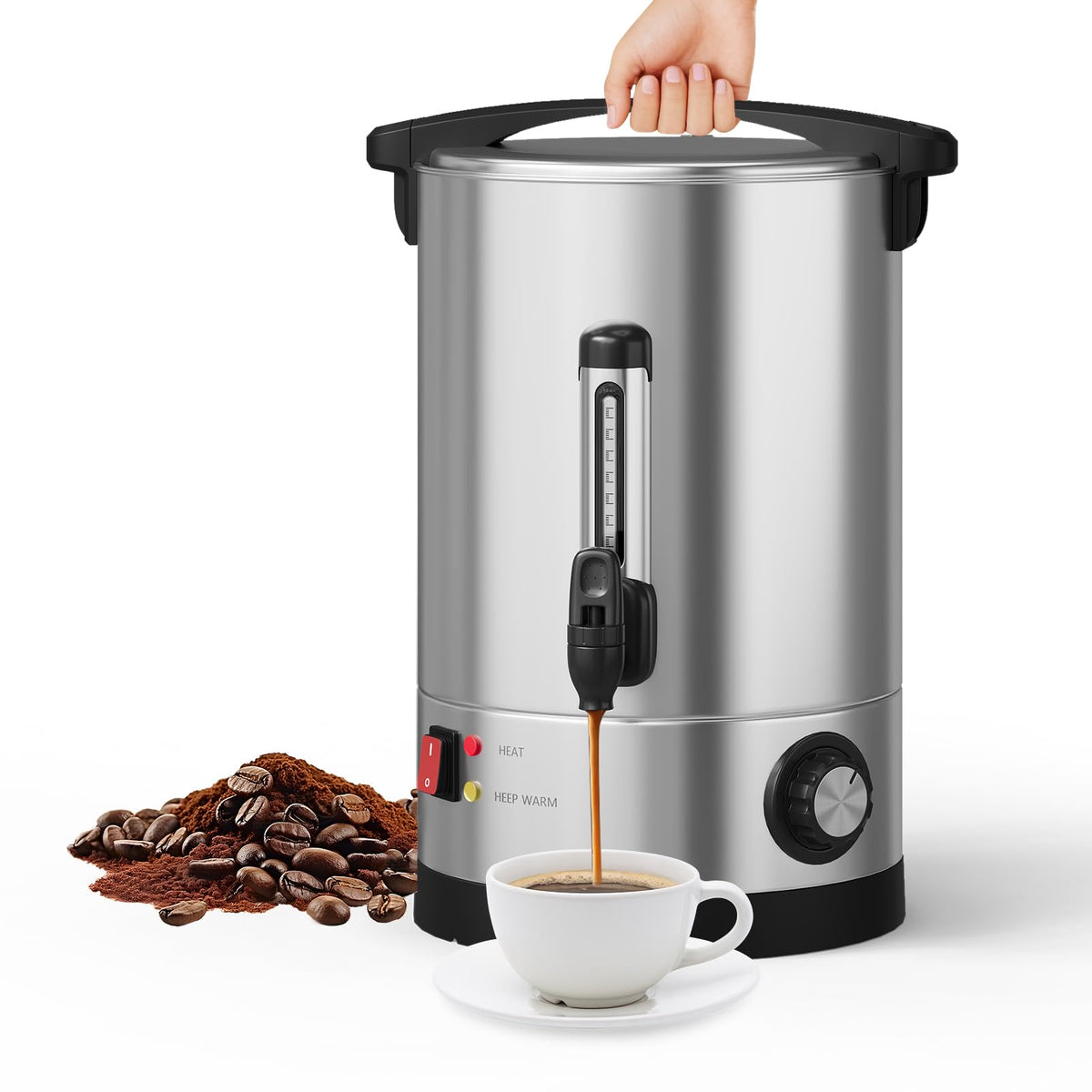 10L Stainless Steel Commercial Coffee Urn S885