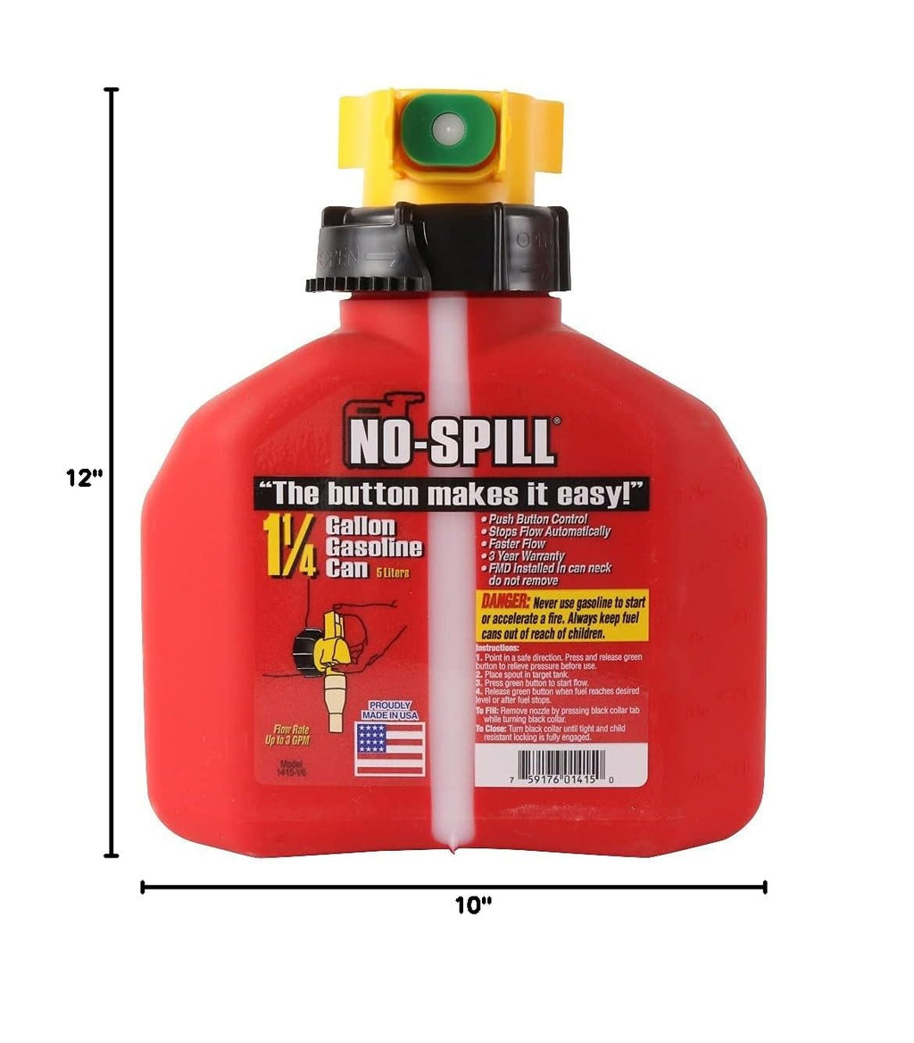 1.25 Gallon Gasoline Gas Can Q173
