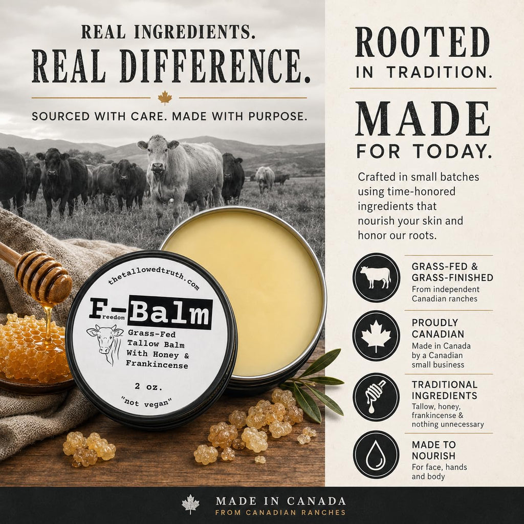 Beef Tallow and Honey Balm, 2 oz F884