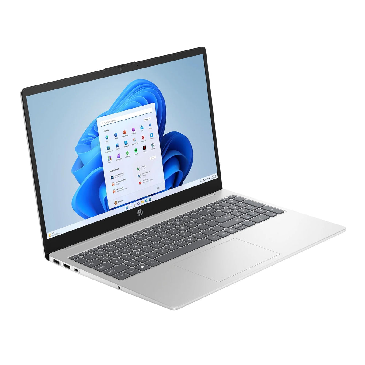 15.6 inch FHD IPS Windows Laptop AMD Ryzen 5 8GB RAM 512GB SSD Natural Silver H875041