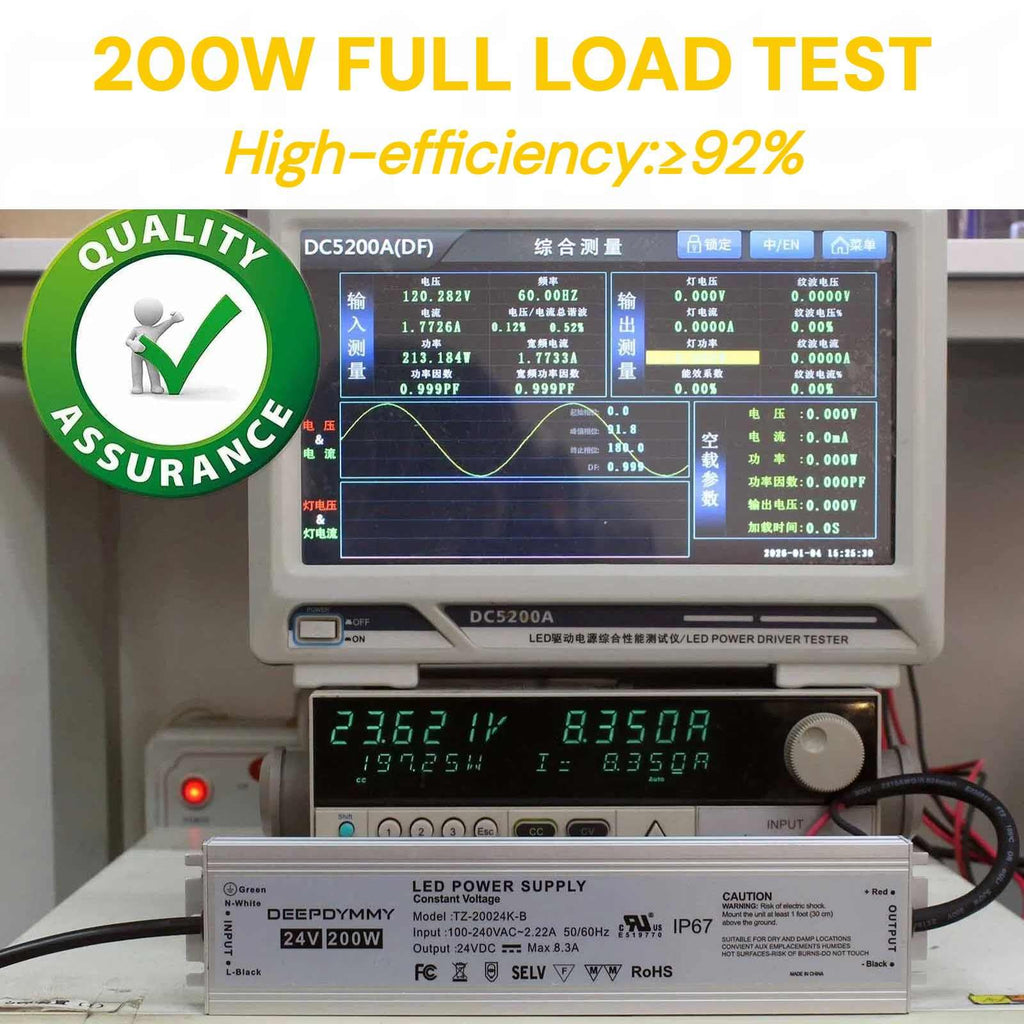 24V 200W Waterproof IP67 Power Supply P724410