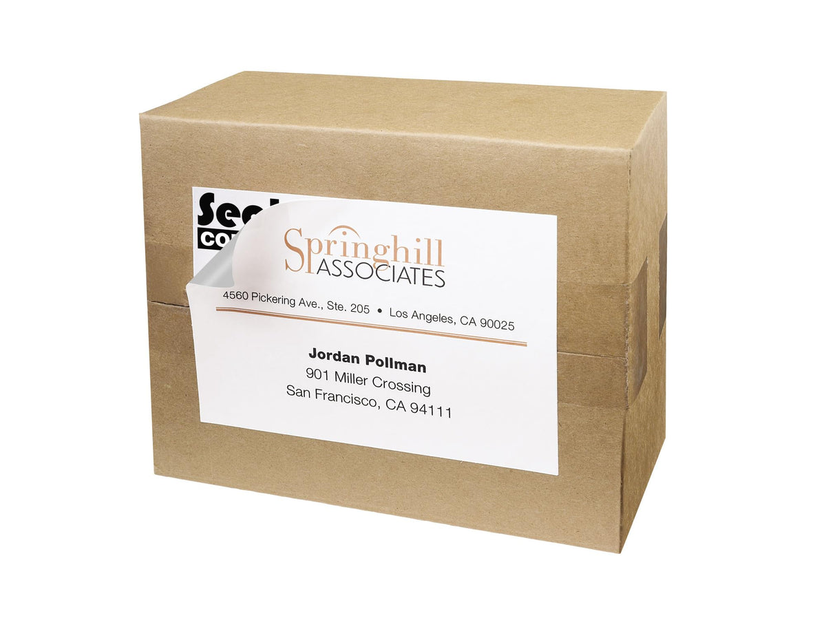 Printable Shipping Labels, 4" x 6", White, 20 Blank Address Labels Y246874