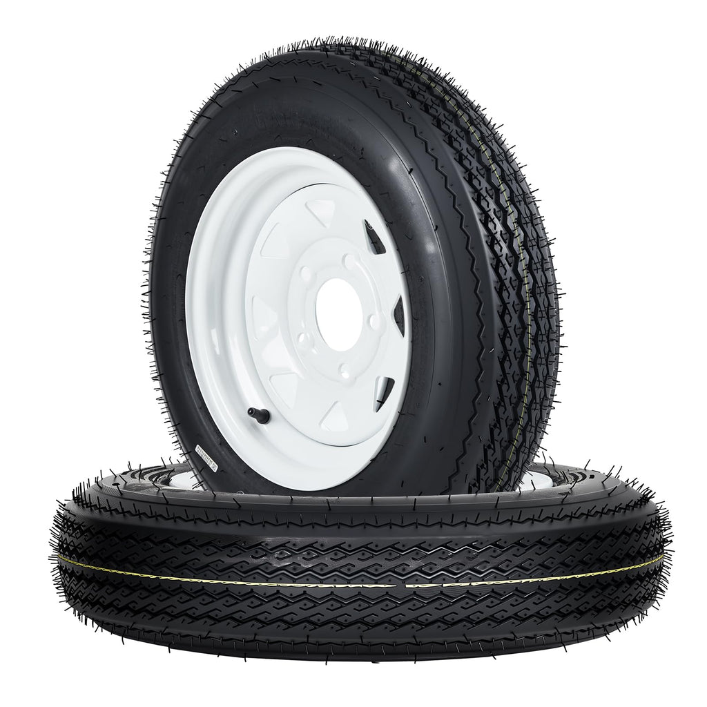 12 Trailer Tire and Wheel Assembly 5 Lug Set of 2 Q786637