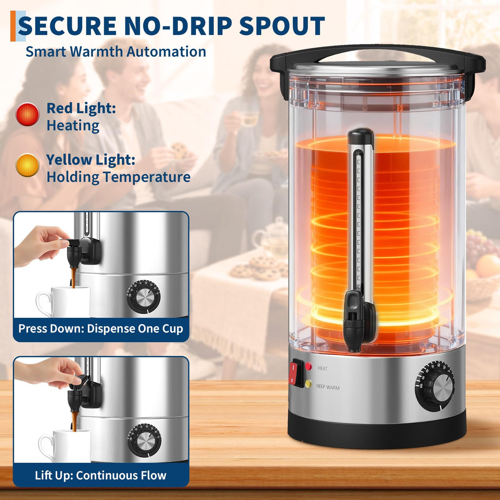 10L Stainless Steel Commercial Coffee Urn S885