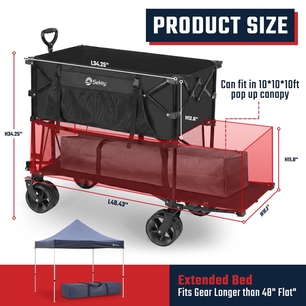 400L Double-Decker Wagon 500 lb Capacity Z342