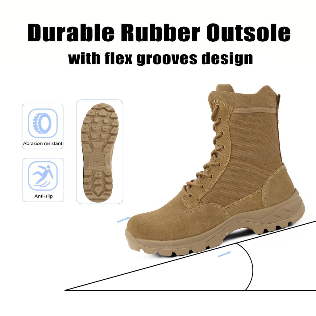 Lightweight Tactical Boots with Side Zipper M846