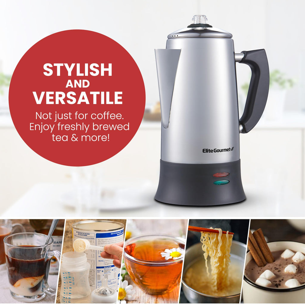 12-Cup Electric Coffee Percolator C520