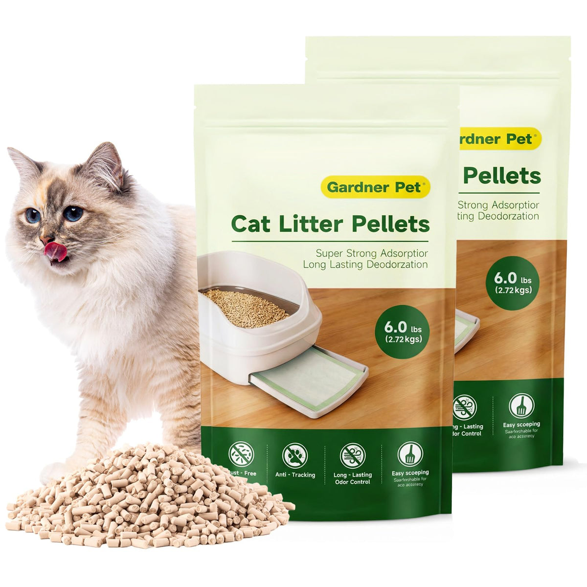Zeolite Cat Litter Pellets 12 Lbs K4213