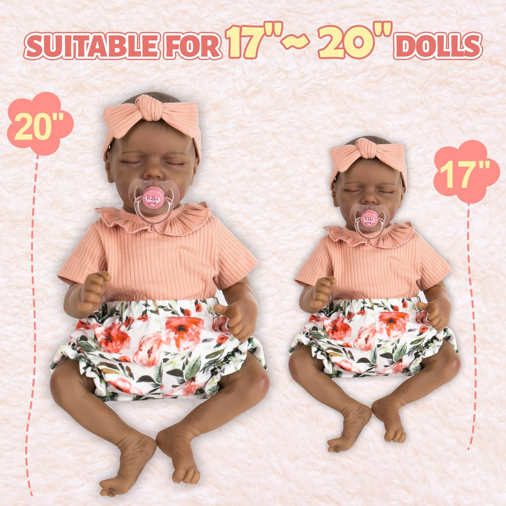 20 inch Doll Clothes Shirt and Floral Pants Set E336575