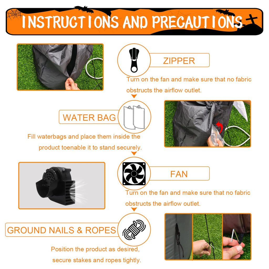 8ft Halloween Inflatable L826373