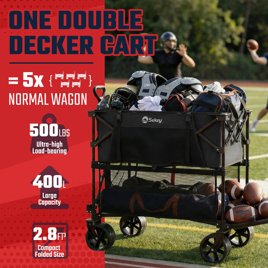 400L Double-Decker Wagon 500 lb Capacity Z342