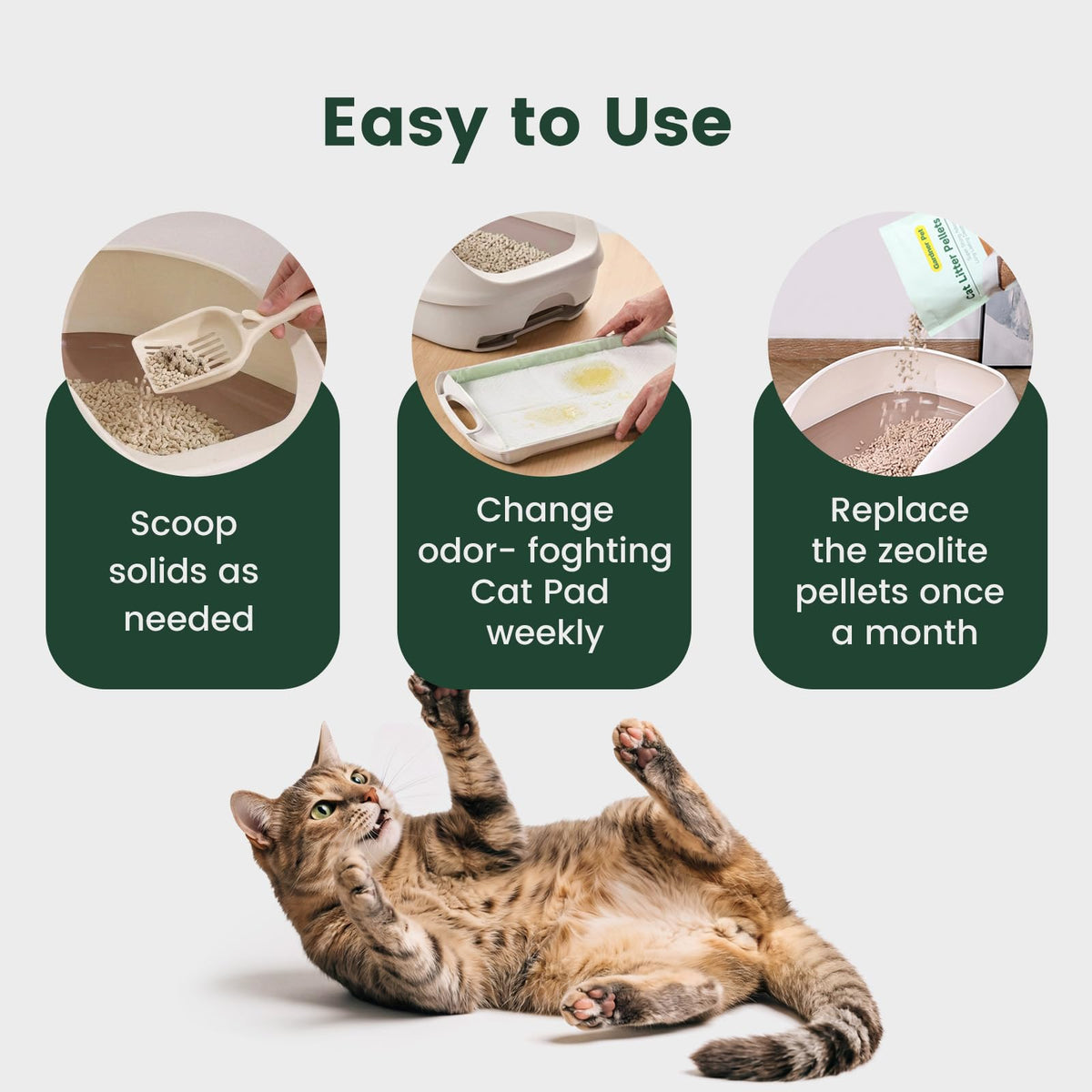 Zeolite Cat Litter Pellets 12 Lbs K4213