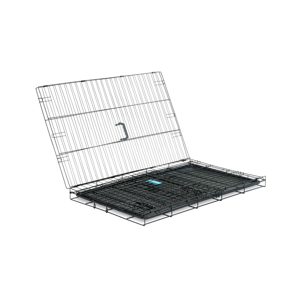 36" Foldable Metal Dog Crate with Removable Tray W7663
