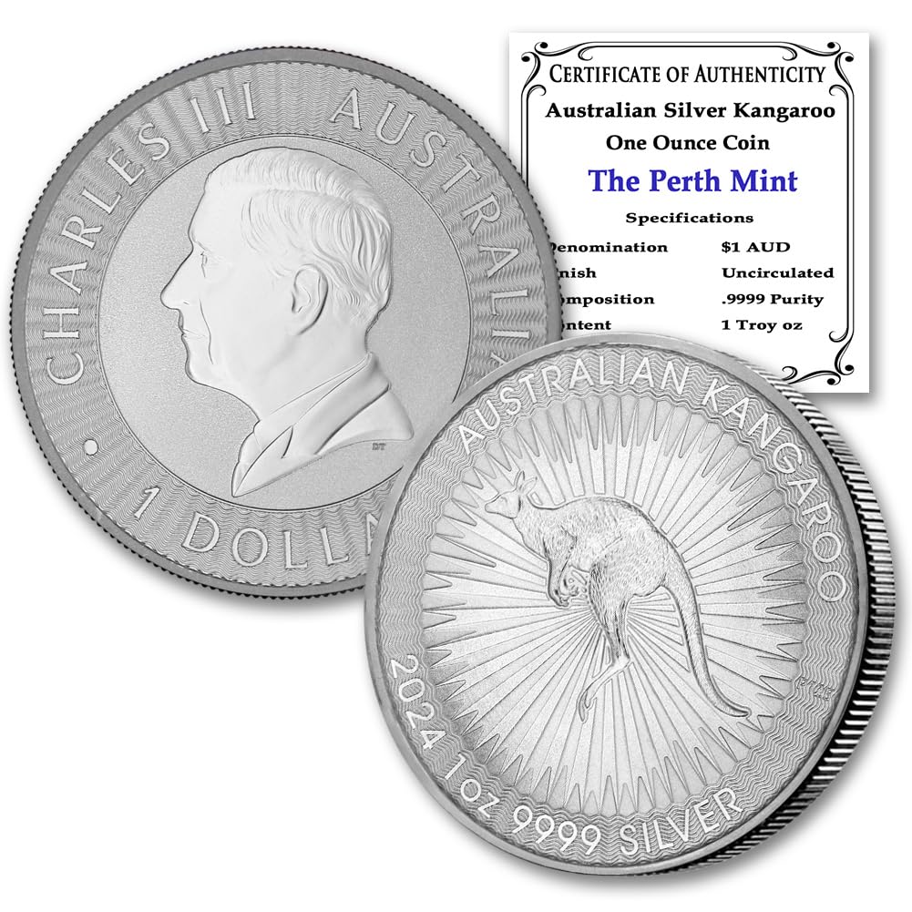 1 oz Australian Silver Kangaroo Coin U168