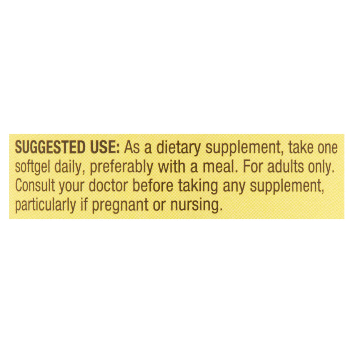 Omega-3 500 mg Fish Oil Dietary Supplements U42391