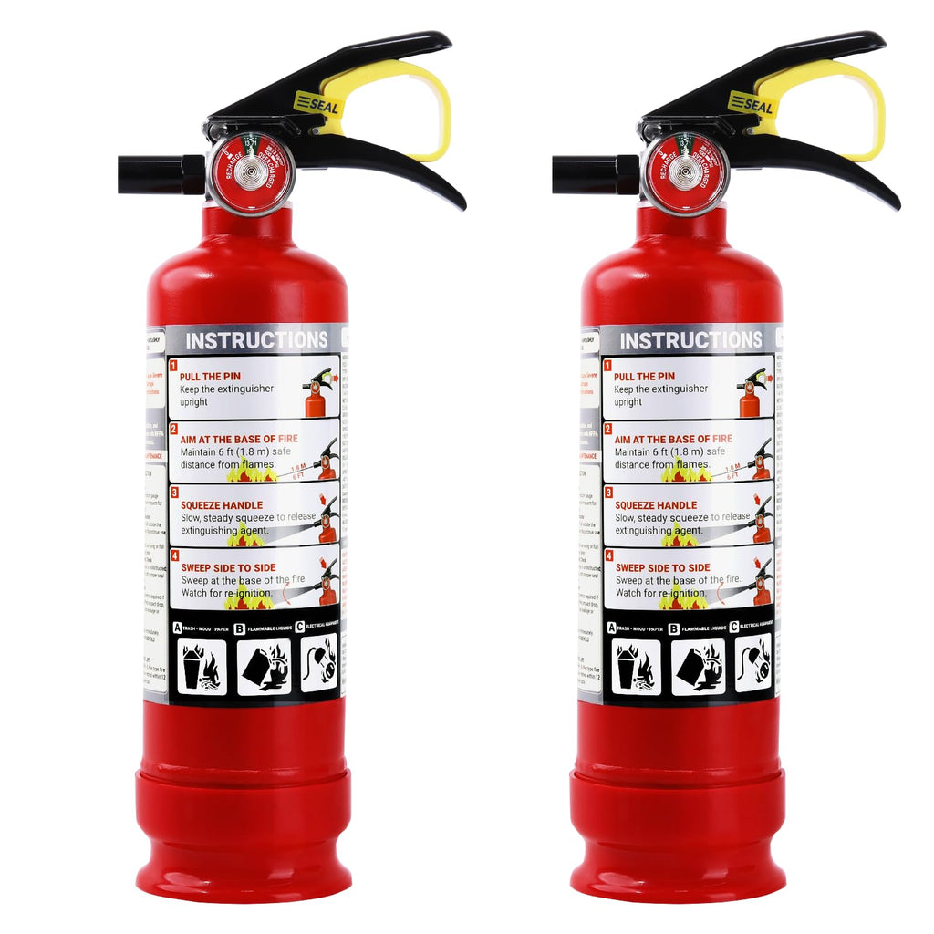 2.5 lb ABC Dry Chemical Fire Extinguishers 2-Pack Y4934