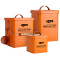 Metal Dog Food Containers with Lids and Spoon, 3 Set L153
